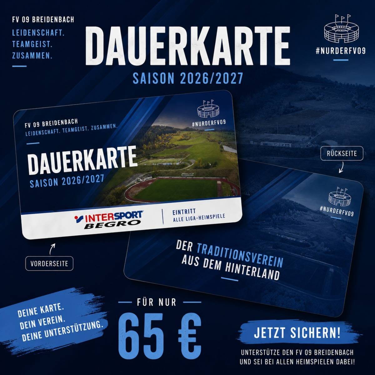 Saisonstart mit neuer Dauerkarte - FV 09 Breidenbach