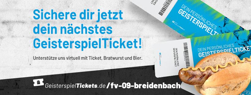 FV 09 macht bei "geisterspieltickets.de" mit! - FV 09 Breidenbach