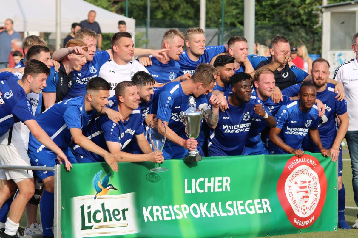 KREISPOKALFINALE 2022 ... DA IST DAS DING !!! ... VfL Biedenkopf - FV 09 2:3 (1:0) - FV 09 Breidenbach